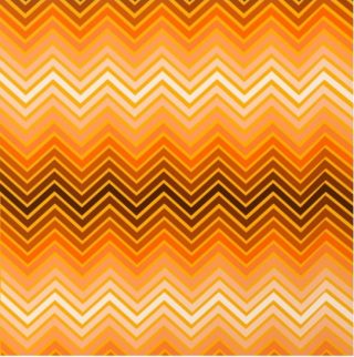 Orange chevron design