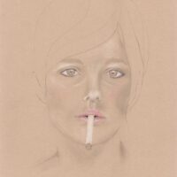 jane with cigarette